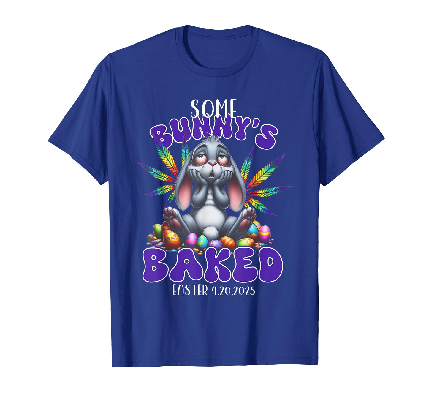 420 Easter Bunny Funny Weed Smoking Rabbit Cannabis 4/20 Day T-Shirt