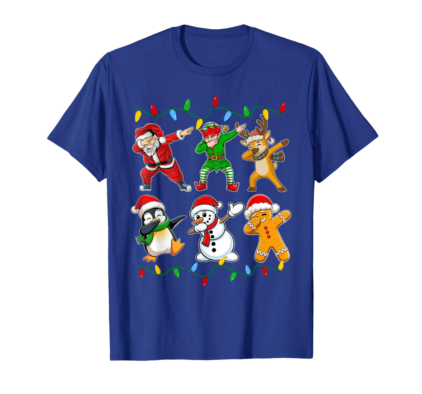 Dabbing Santa Reindeer Elf Snowman Friends Christmas Dab T-Shirt