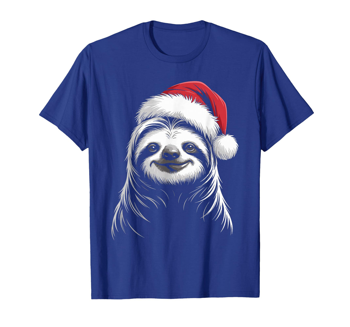 Sloth Santa Hat Christmas Xmas for Men Women T-Shirt