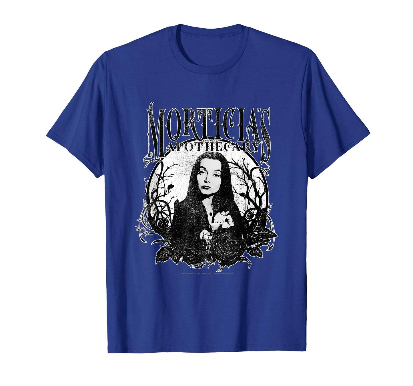 The Addams Family Morticia's Apothecary Dark Gothic Floral T-Shirt