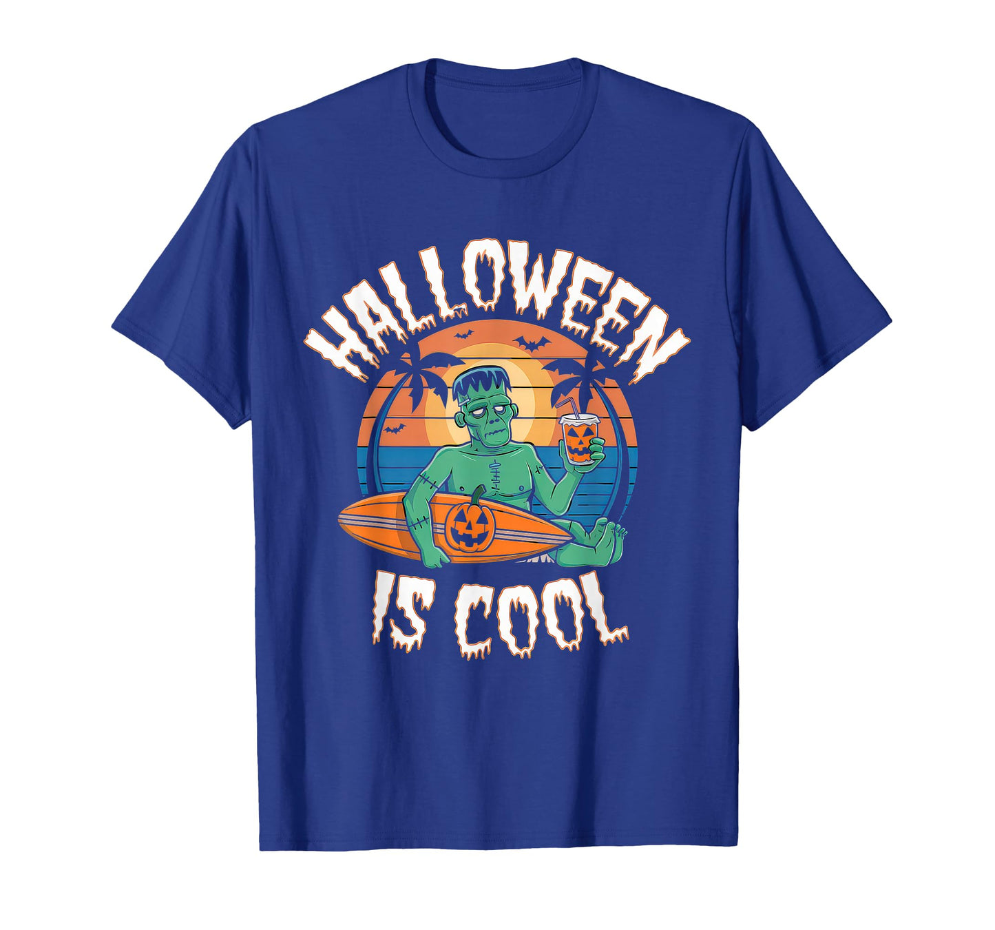 Halloween is Cool Tshirt Women Men Frankenstein Monster T-Shirt