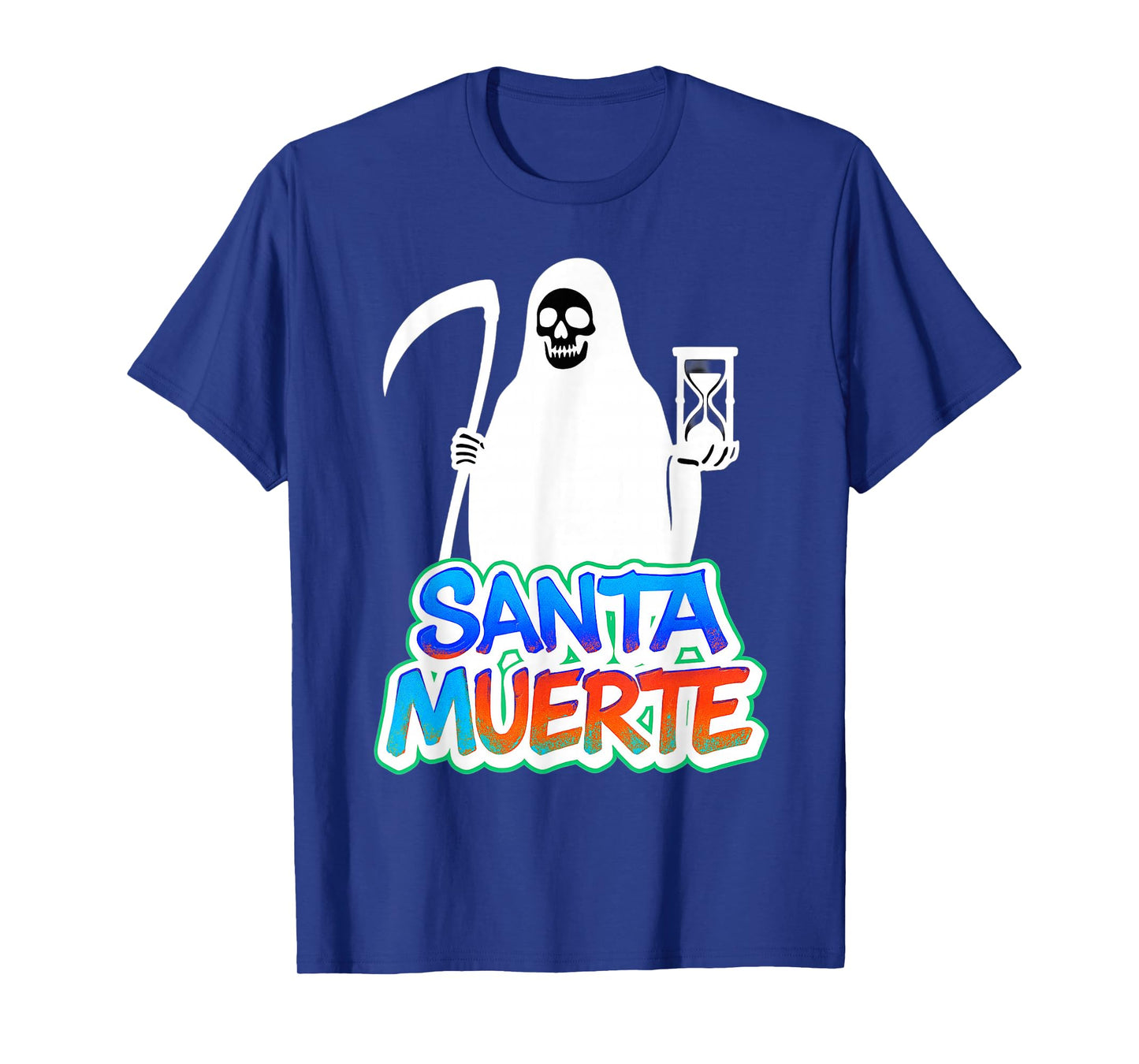 Graffiti Style Santa Muerte Urban Street Art Design T-Shirt