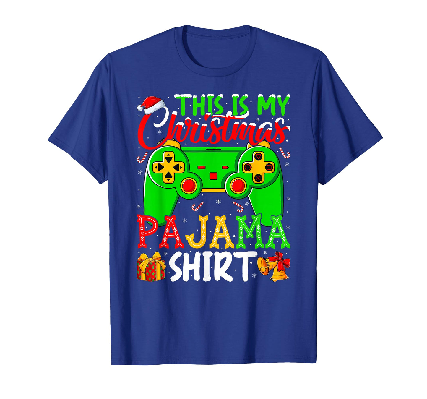This is My Christmas Pajamas Video Game Xmas Pjs Gamer Boys T-Shirt