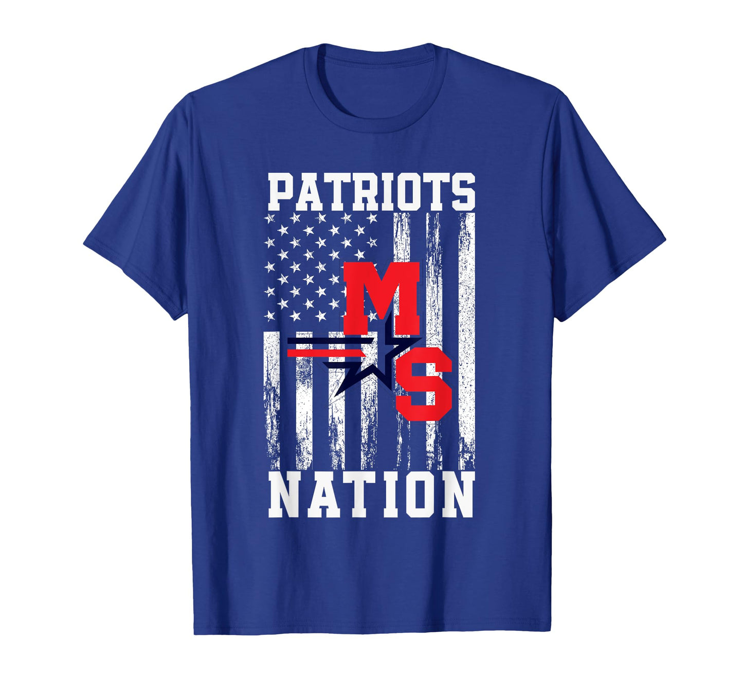 Millard South Patriots Logo Nation HS T-Shirt