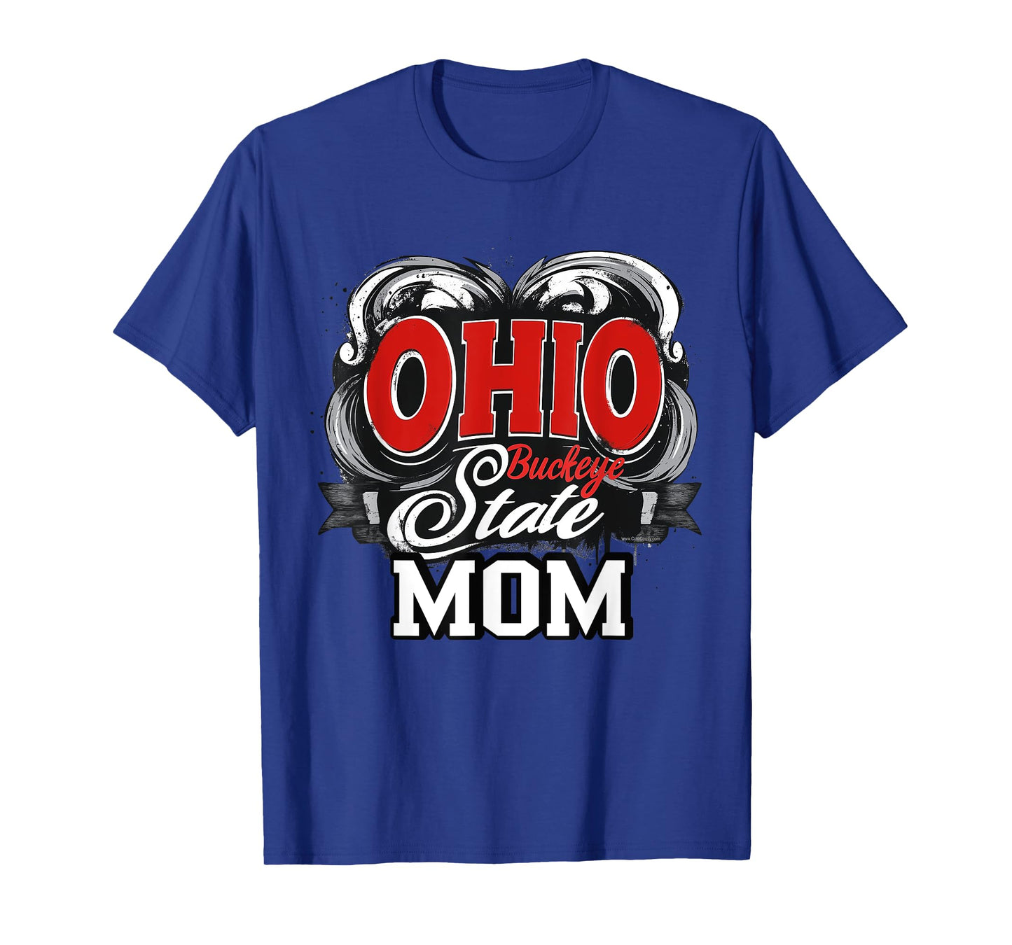 Ohio Mom Buckeye State Swirl Cute Womens Mothers Day Gift T-Shirt