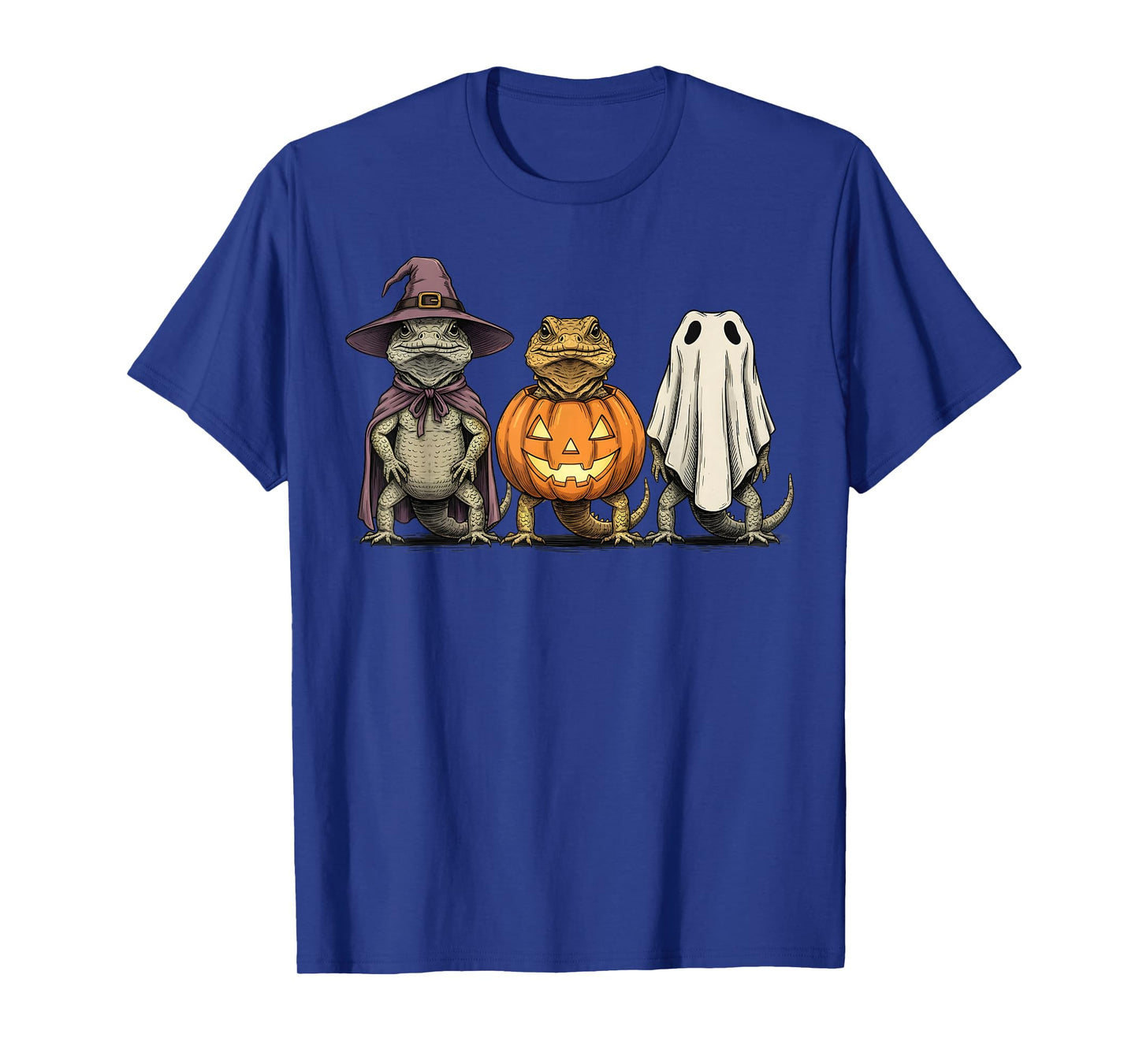 Spooky Ghost Uromastyx Lover Pumpkin Halloween T-Shirt