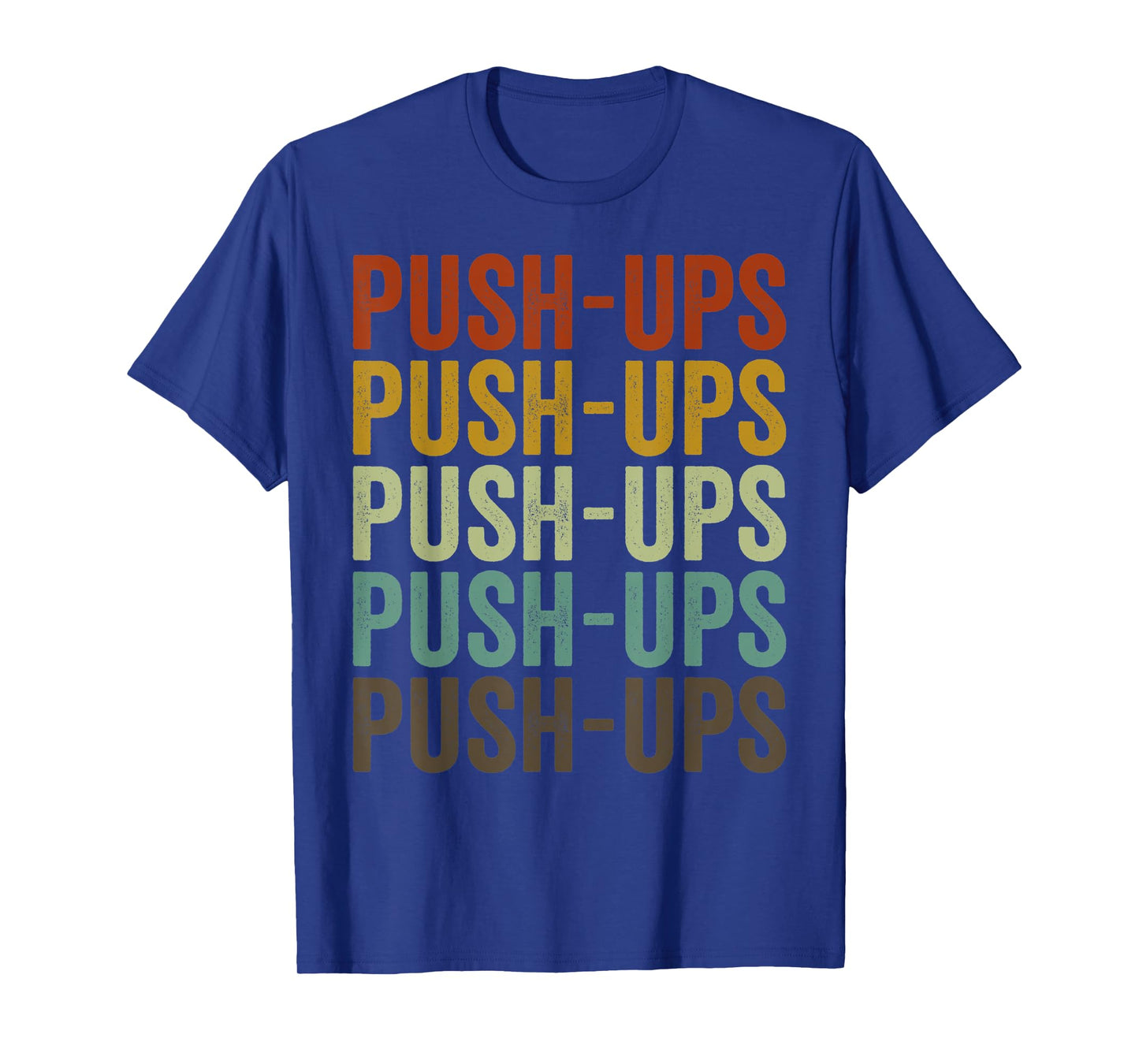 Push-Ups Workout Gym Retro T-Shirt