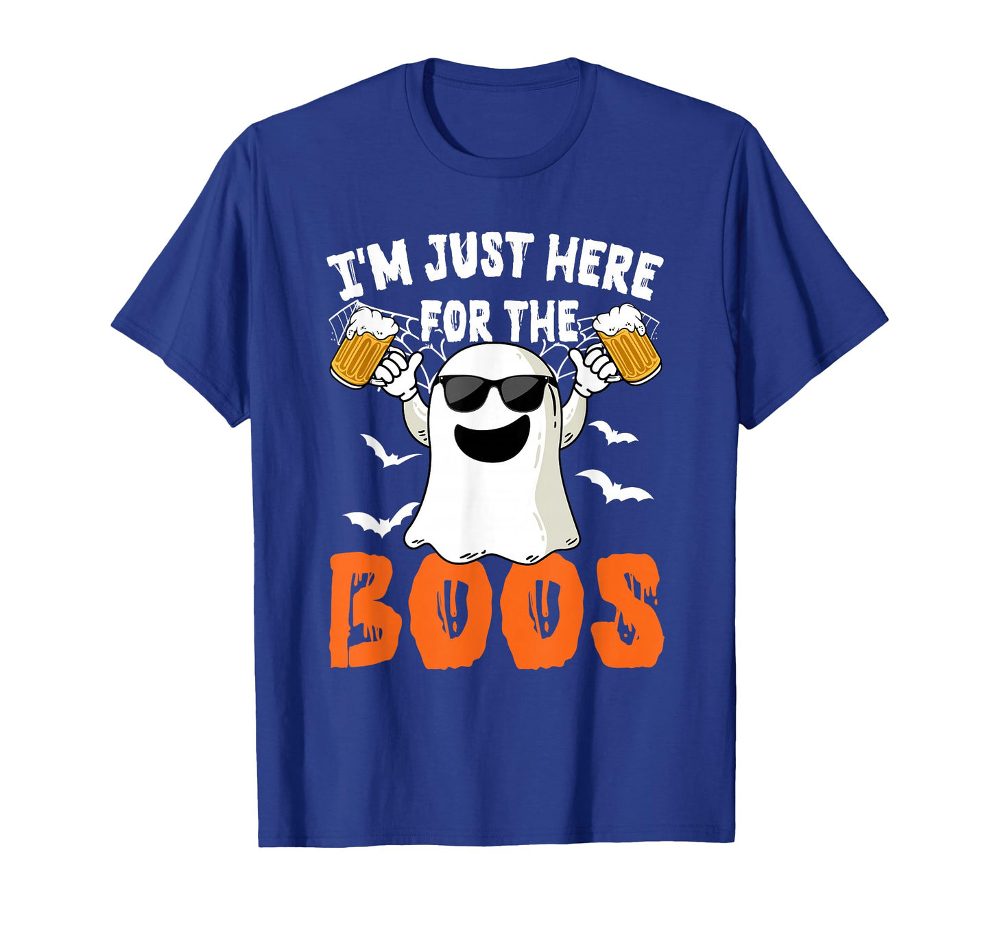I'm Just Here For The Boos Cute Ghost Halloween Costume T-Shirt