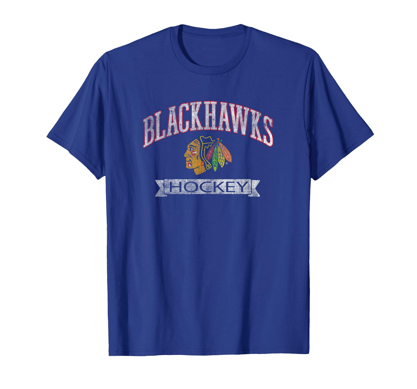 Chicago Blackhawks Vintage Hockey Black Officially Licensed T-Shirt