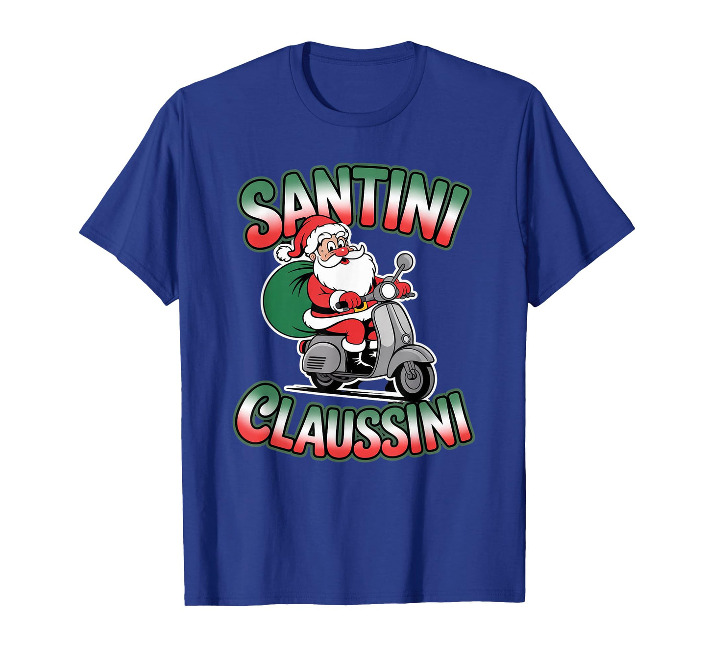 Italian Brainrot Christmas Santini Claussini Funny Santa T-Shirt