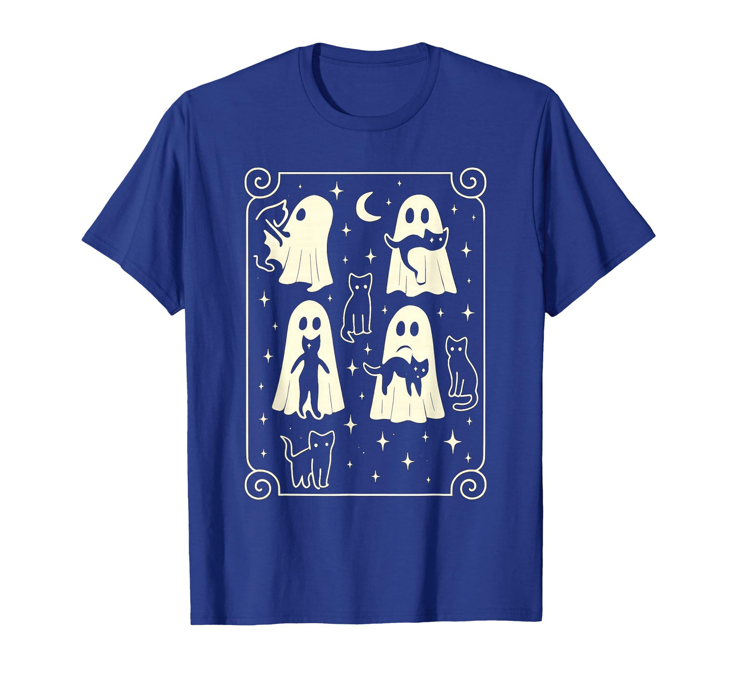 Cute Funny Wizard Cat Ghost Weird Kitten Cat Meme Halloween T-Shirt