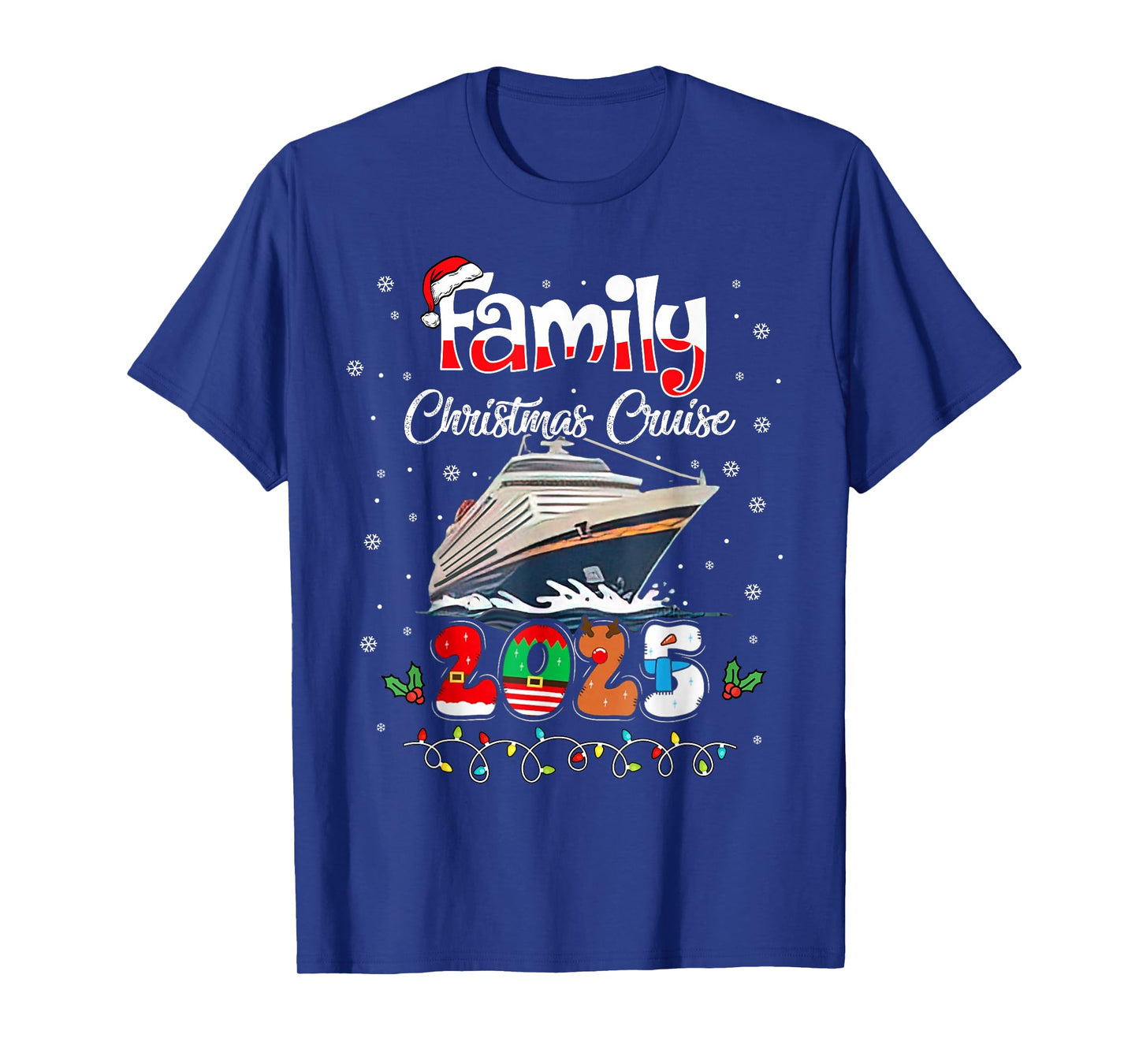 Family Christmas Cruise 2025 Matching Family Cruise Holiday T-Shirt