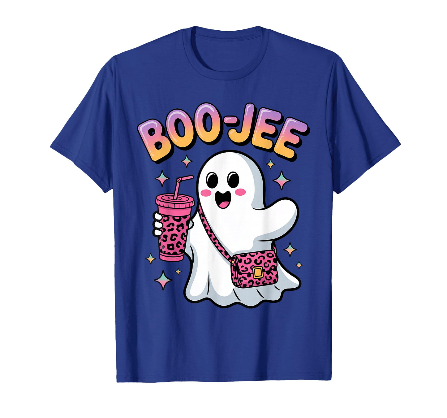 Cute Boo-JEE Ghost Halloween Costume Spooky Season Kids Boys T-Shirt
