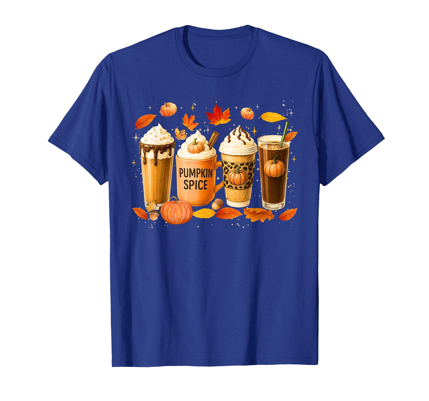 Coffee Pumpkin Latte Spice Coffee Love Fall Season Halloween T-Shirt