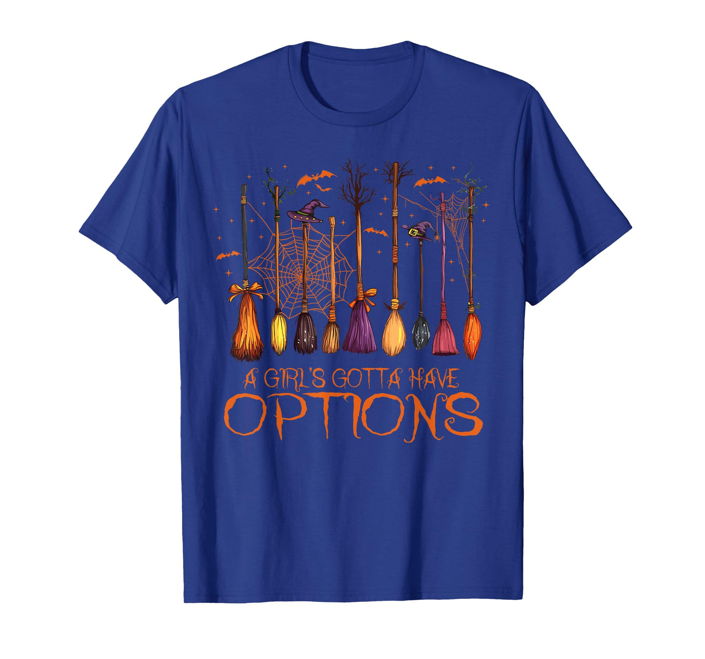 Retro A Girl’s Gotta Have Options Spooky Witches Halloween T-Shirt