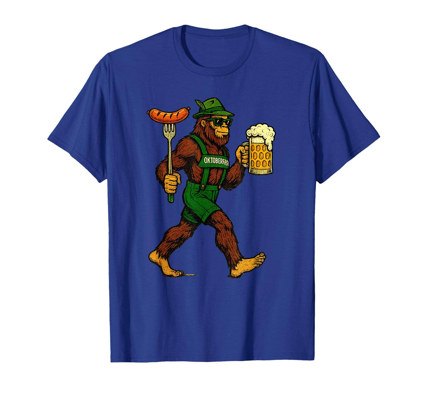 Sasquatch Oktoberfest Beer Festival Prost Funny Oktoberfest T-Shirt