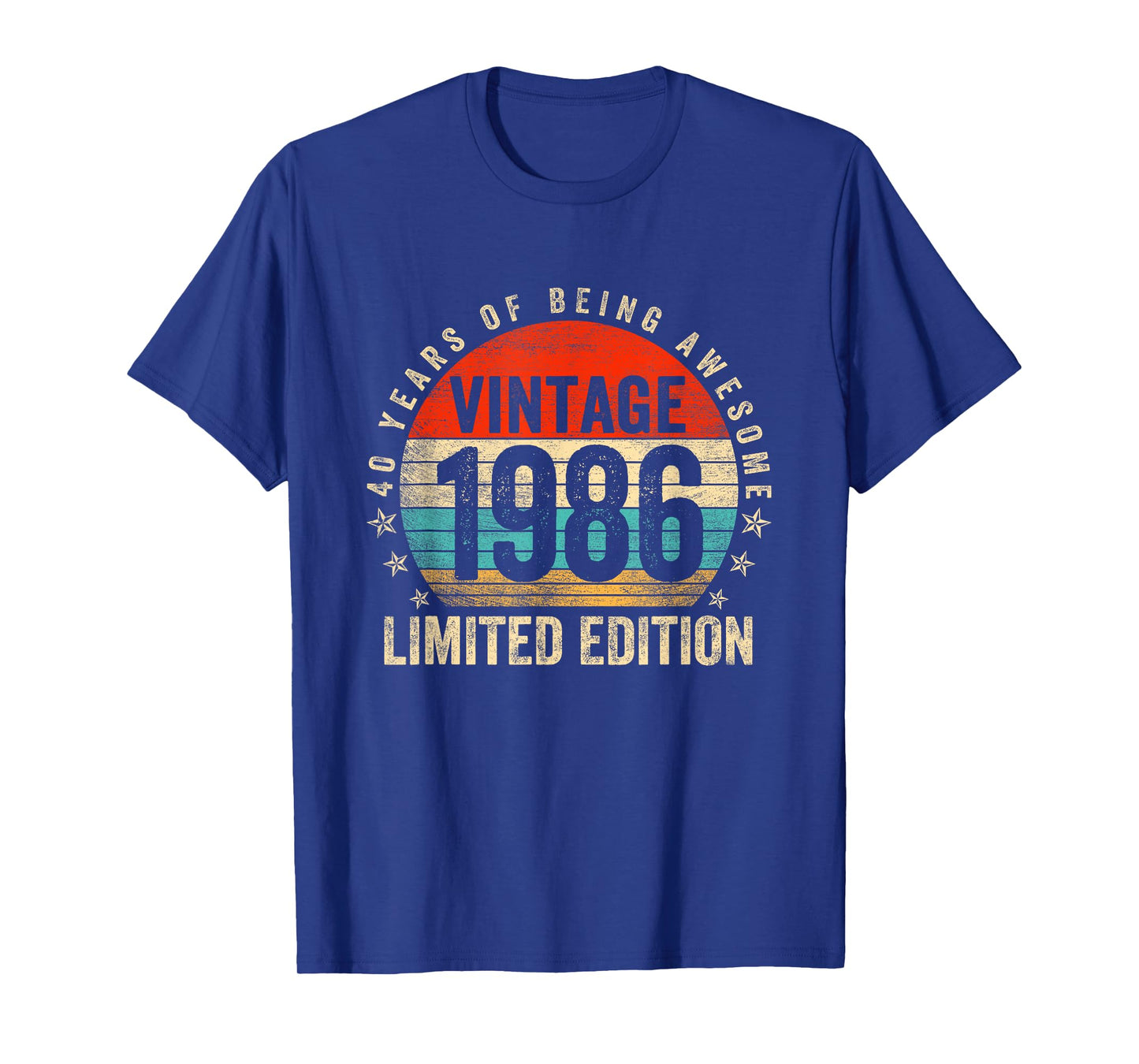 40 Years Old Vintage Born In 1986 Funny 40th Birthday Gifts T-Shirt