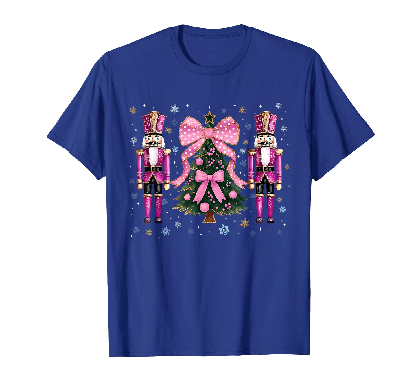 Funny Nutcracker Christmas Tree Christmas Xmas Women Girl T-Shirt