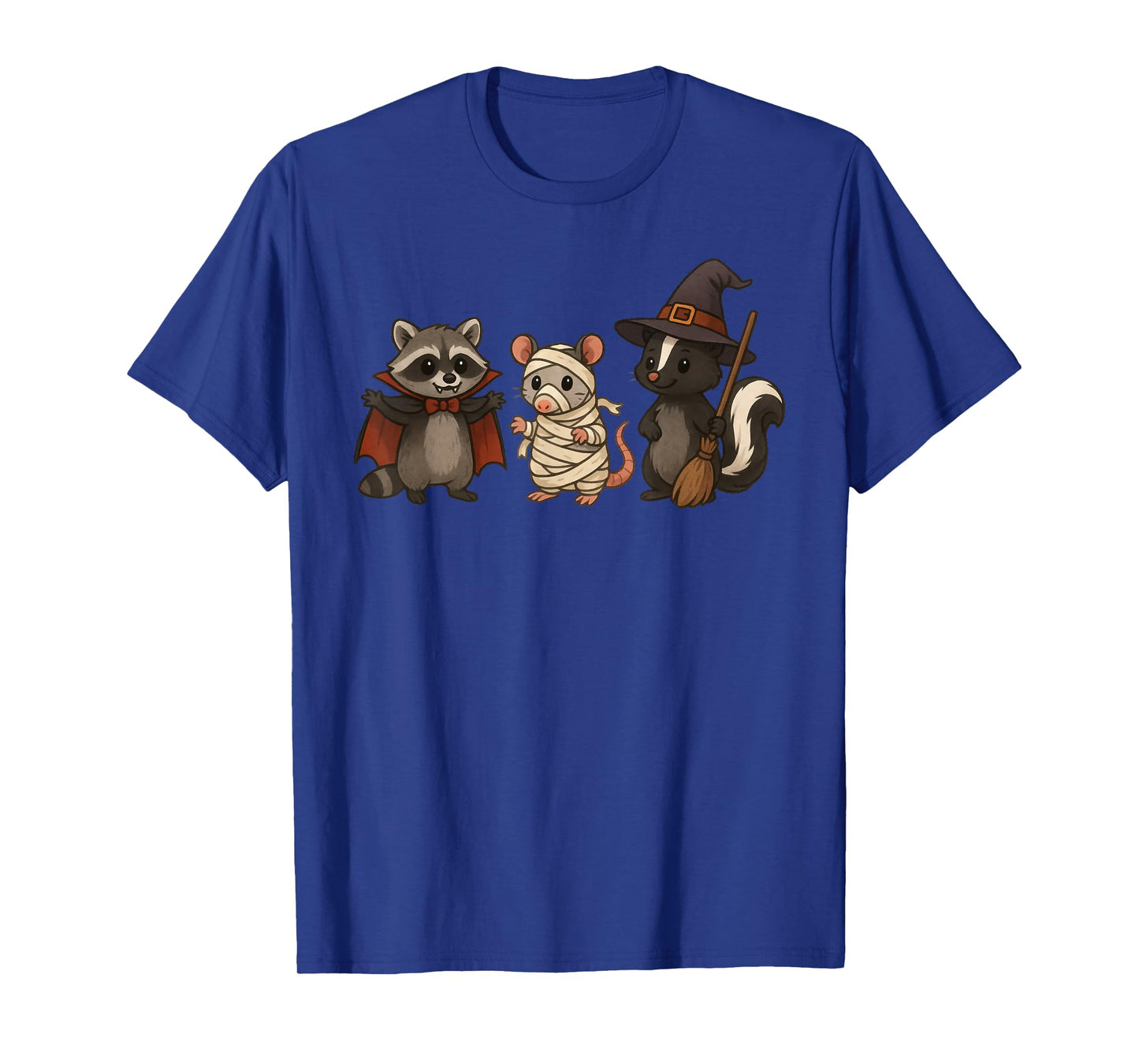Raccoon Possum Skunk Halloween Costume T-Shirt