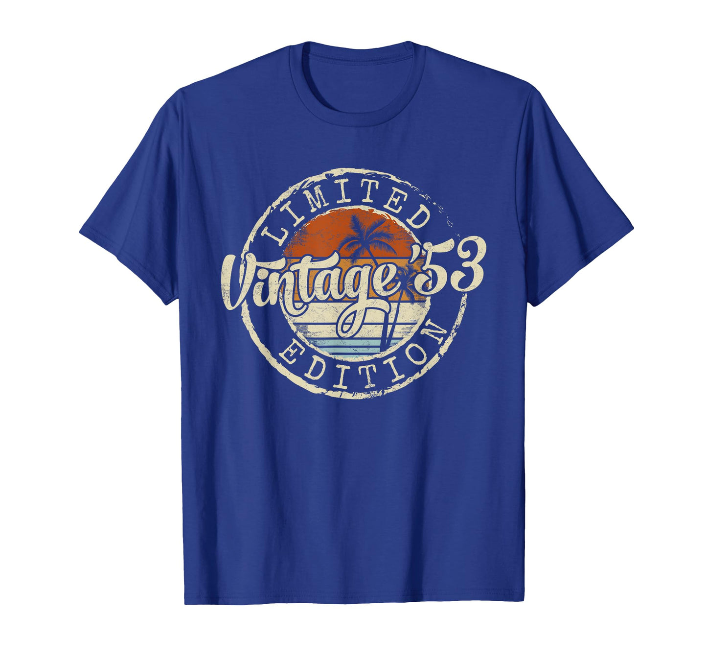 Vintage 1953 72nd Birthday Gifts For Men Women 72 Year Old T-Shirt