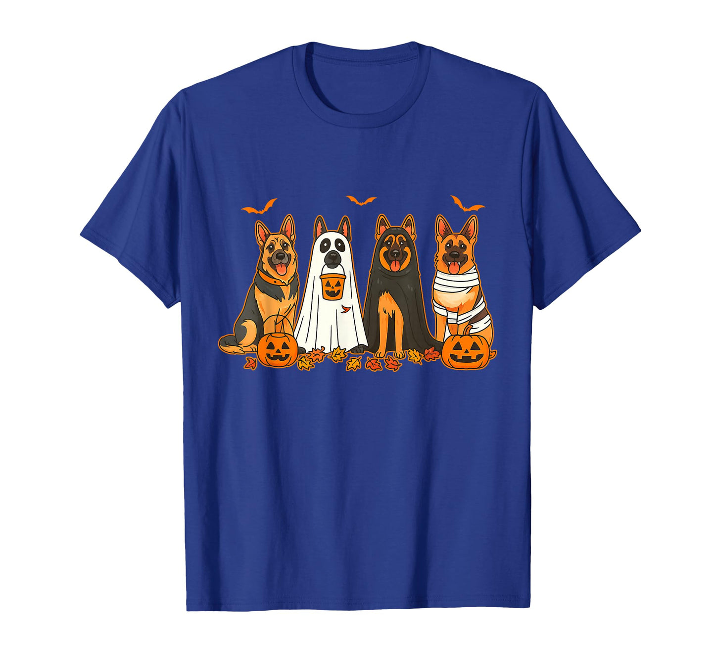Retro Black Cat Witch Scary Halloween Pumpkin Women Men Kids T-Shirt