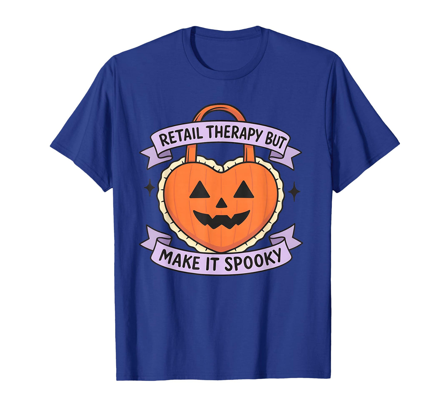 Retail Therapy, Spooky, Pumpkin, Halloween Plans T-Shirt