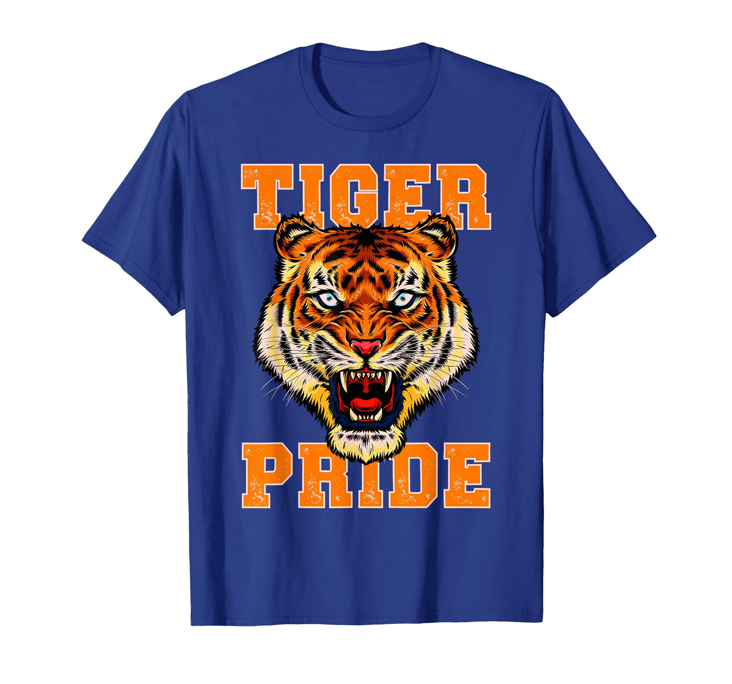 Tiger Pride Tiger Mascot School Sports Team Retro Vintage T-Shirt