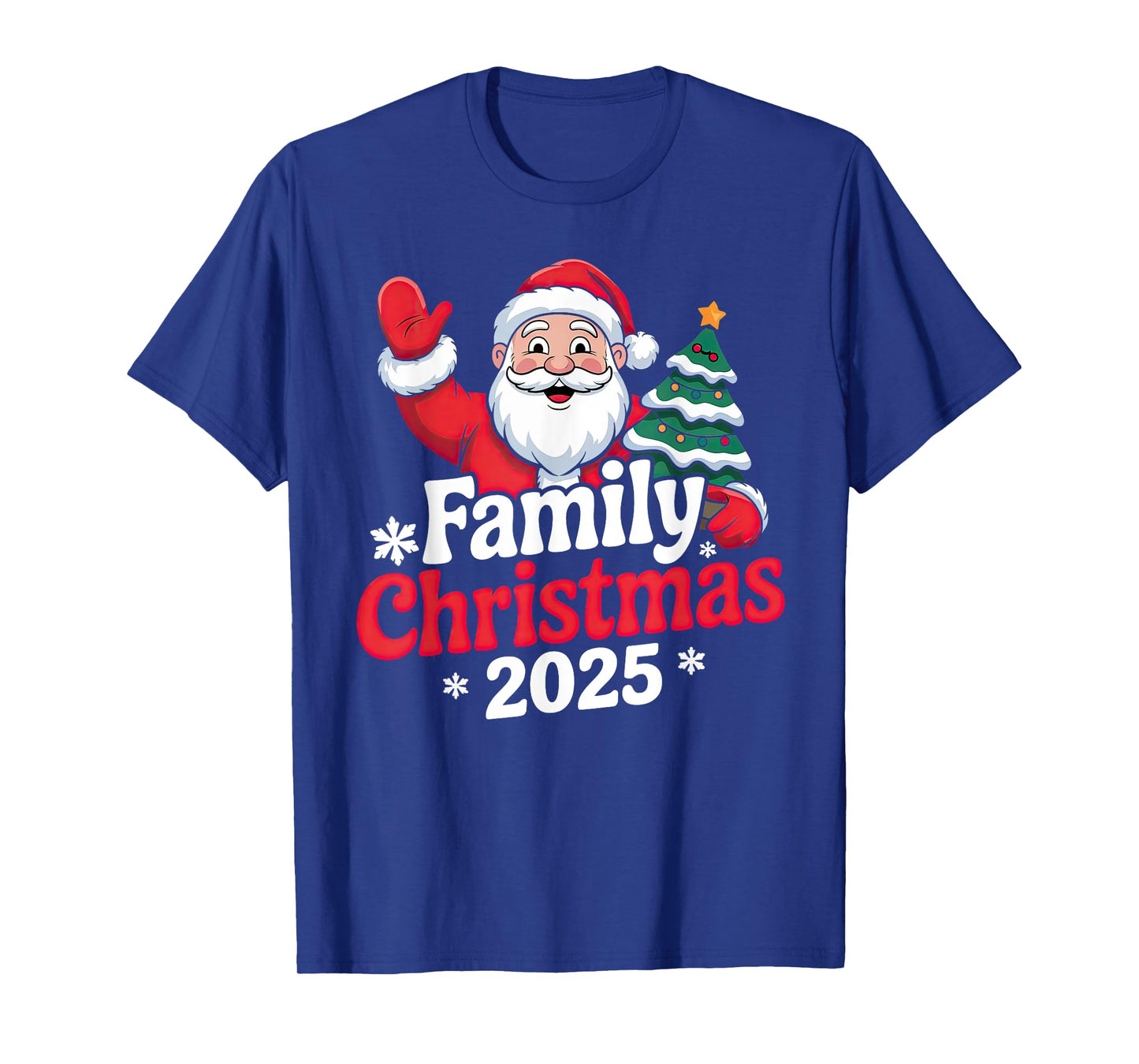 Family Christmas 2025 Matching Holiday Outfit Squad T-Shirt