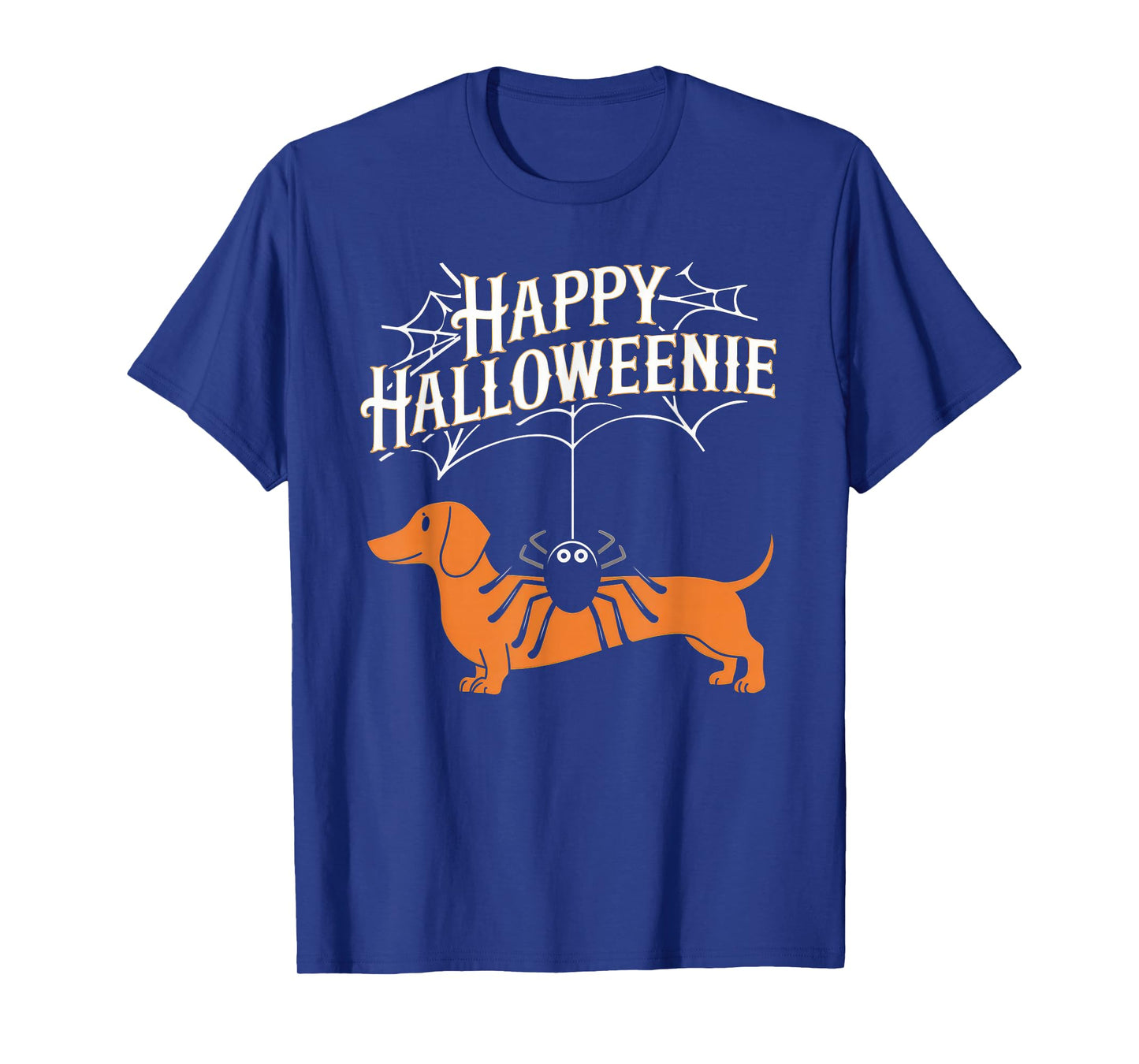 Happy Halloweenie Tshirt Women Men Wiener Monster Party T-Shirt