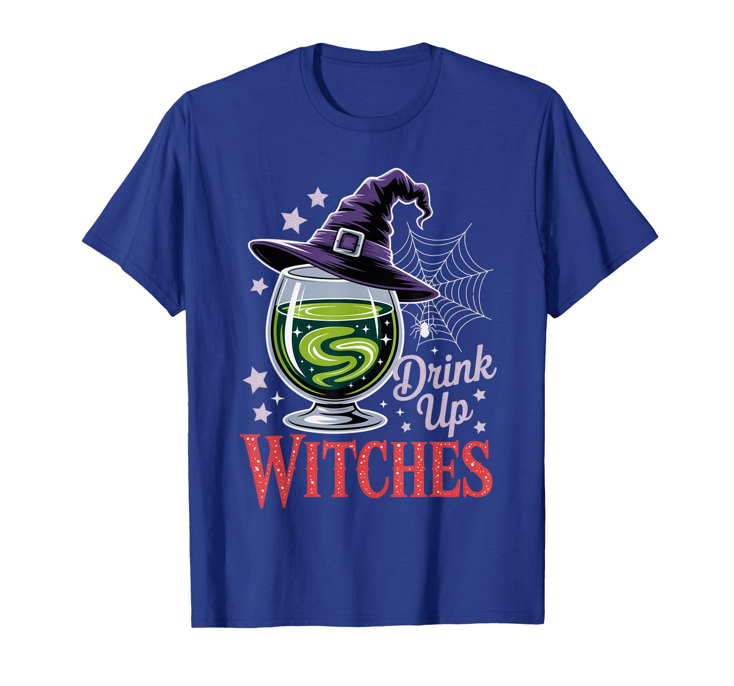 Drink Up Witches Spooky Brew Cauldron Funny Halloween Outfit T-Shirt