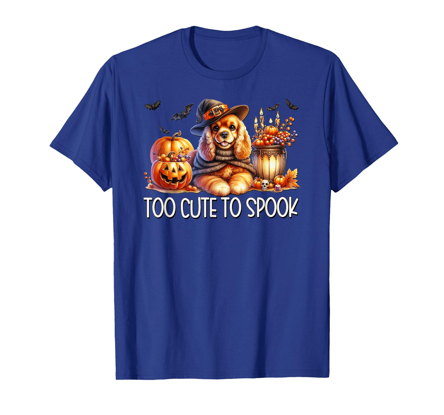 Halloween Cavalier King Charles Spaniel is Too Cute to Spook T-Shirt