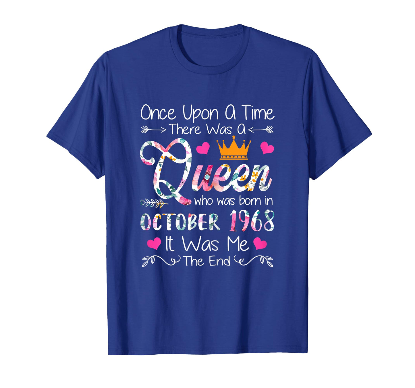 57 Years Old Birthday Girl 57 Birthday Queen October 1968 T-Shirt