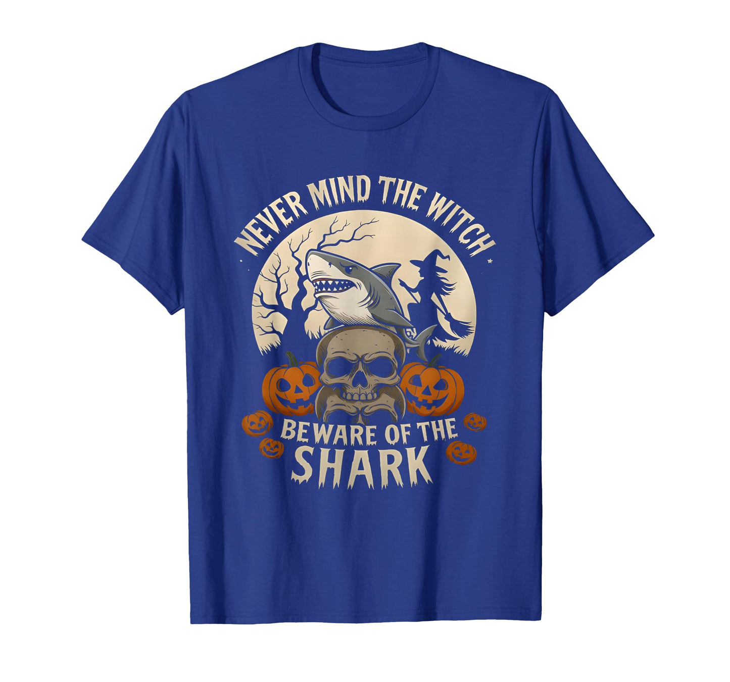 Types of Stimming Never Mind The Witch Beware of The Shark T-Shirt