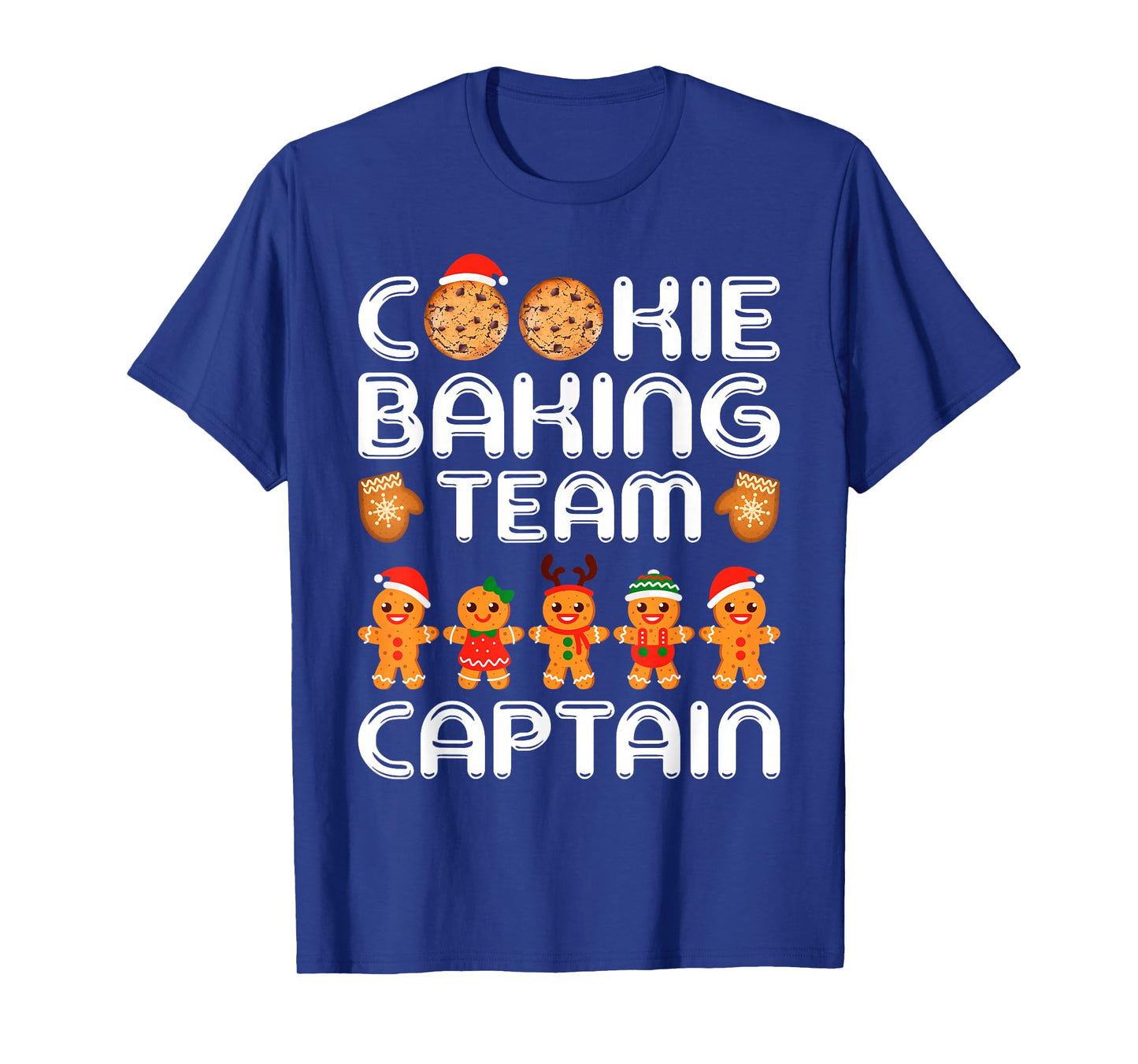 Cookie Baking Team Captain Gingerbread Christmas Pajamas T-Shirt