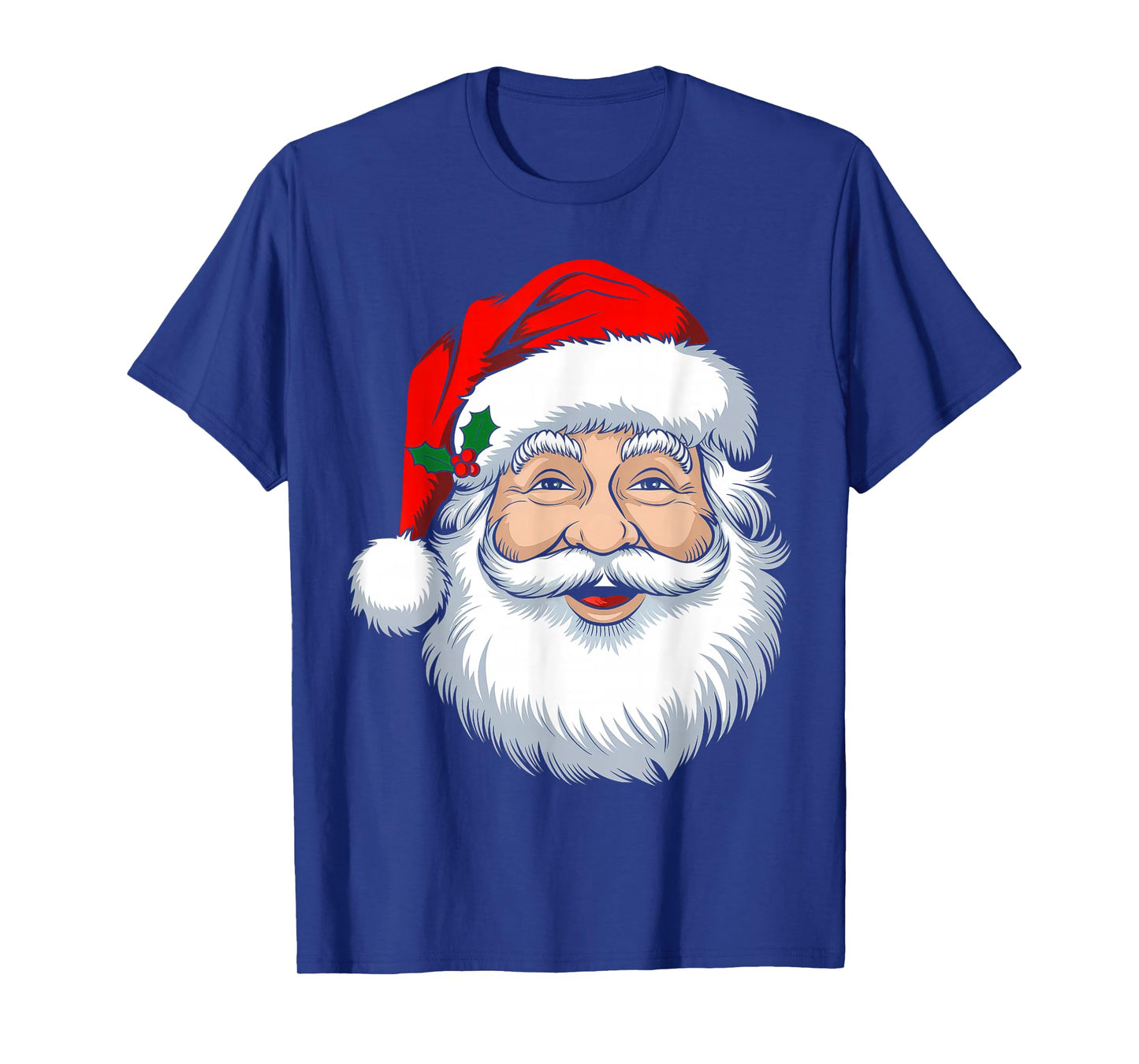 Funny Santa Face Christmas Family Matching Xmas Pajamas T-Shirt