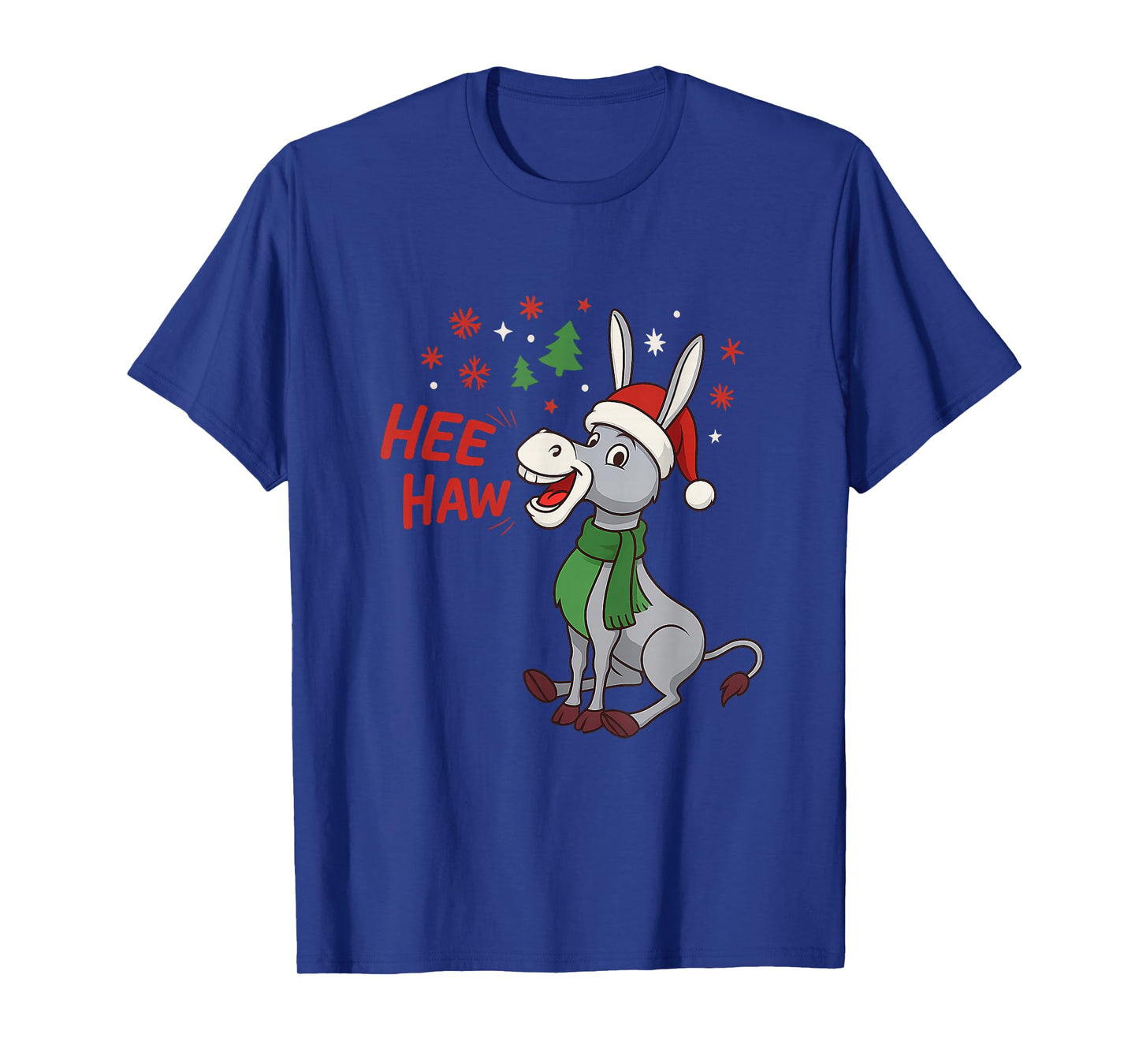HEE Haw Donkey Funny Christmas Donkey Laughs T-Shirt