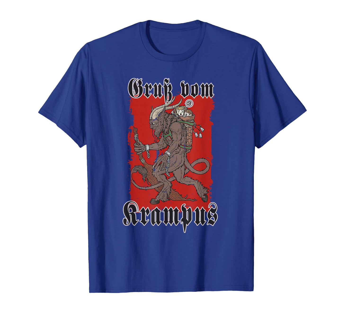 Greeting from Krampus Christmas Legend Figure T-Shirt