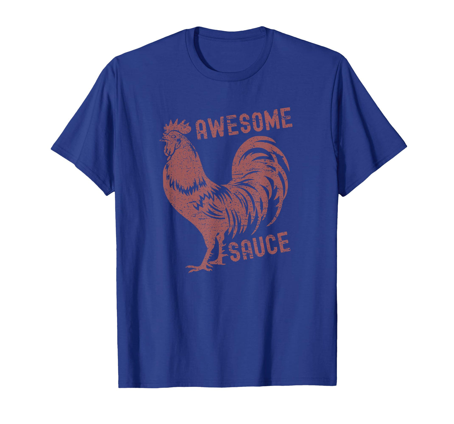 Funny Pets Awesome Sauce with Picture of Rooster T-Shirt