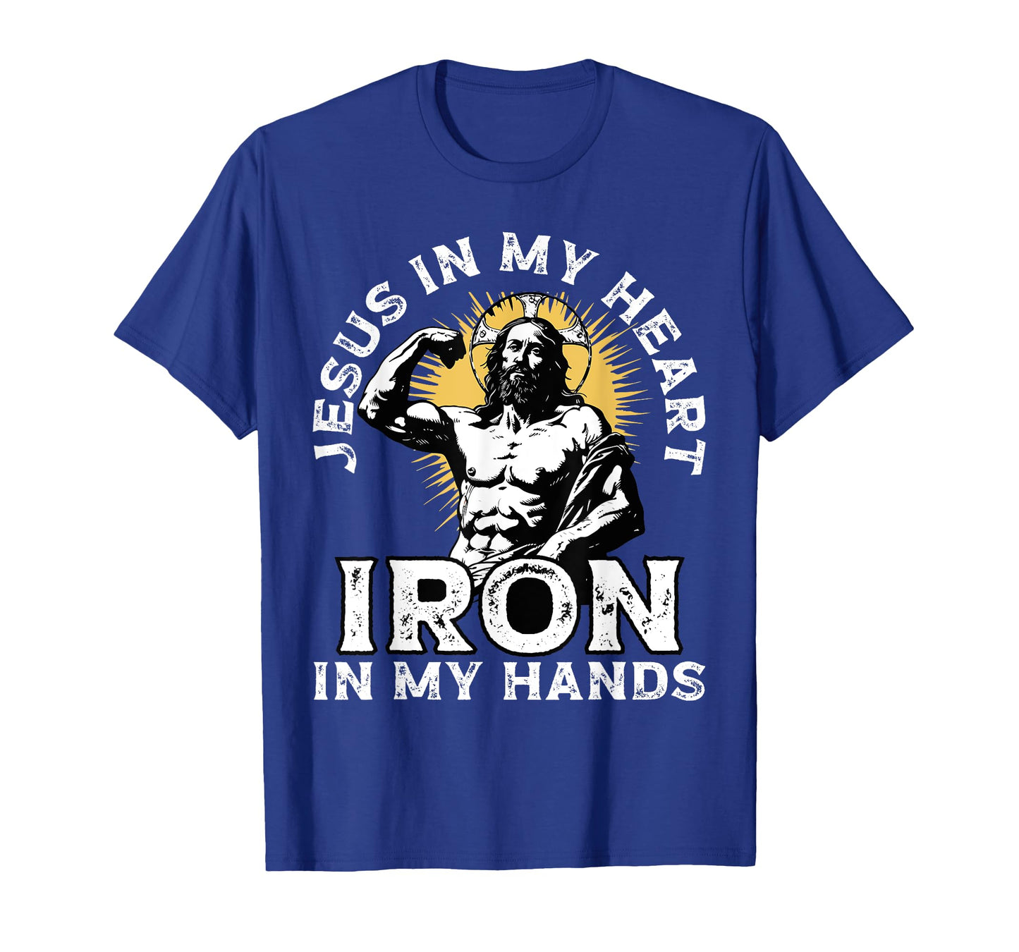 Gym And Jesus Christian Bodybuilder Religious Bodybuilding T-Shirt