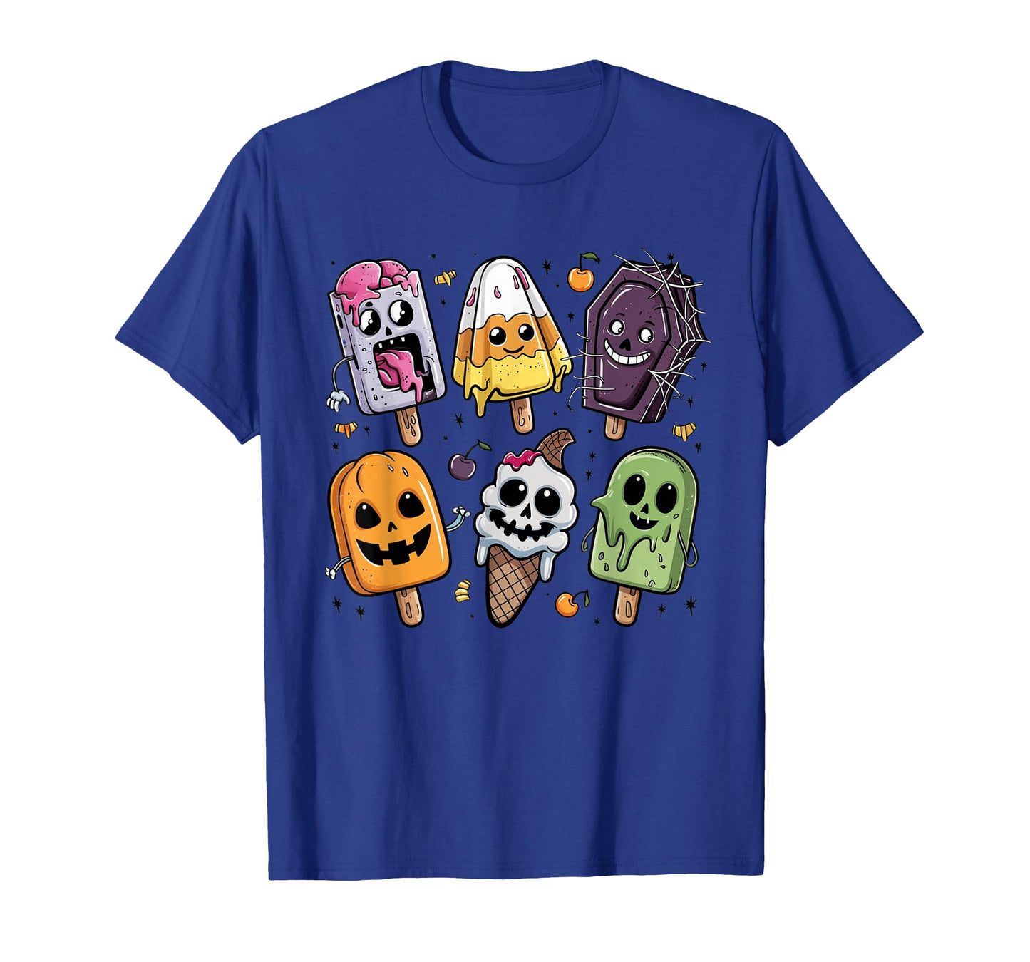 Funny Popsicle Summer Horror Halloween Ice Cream Summerween T-Shirt