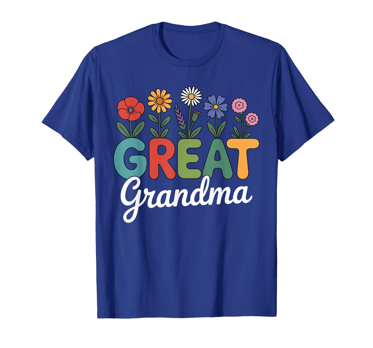 Cute Wildflowers Grandma Floral Mother's Day Great Grandma T-Shirt