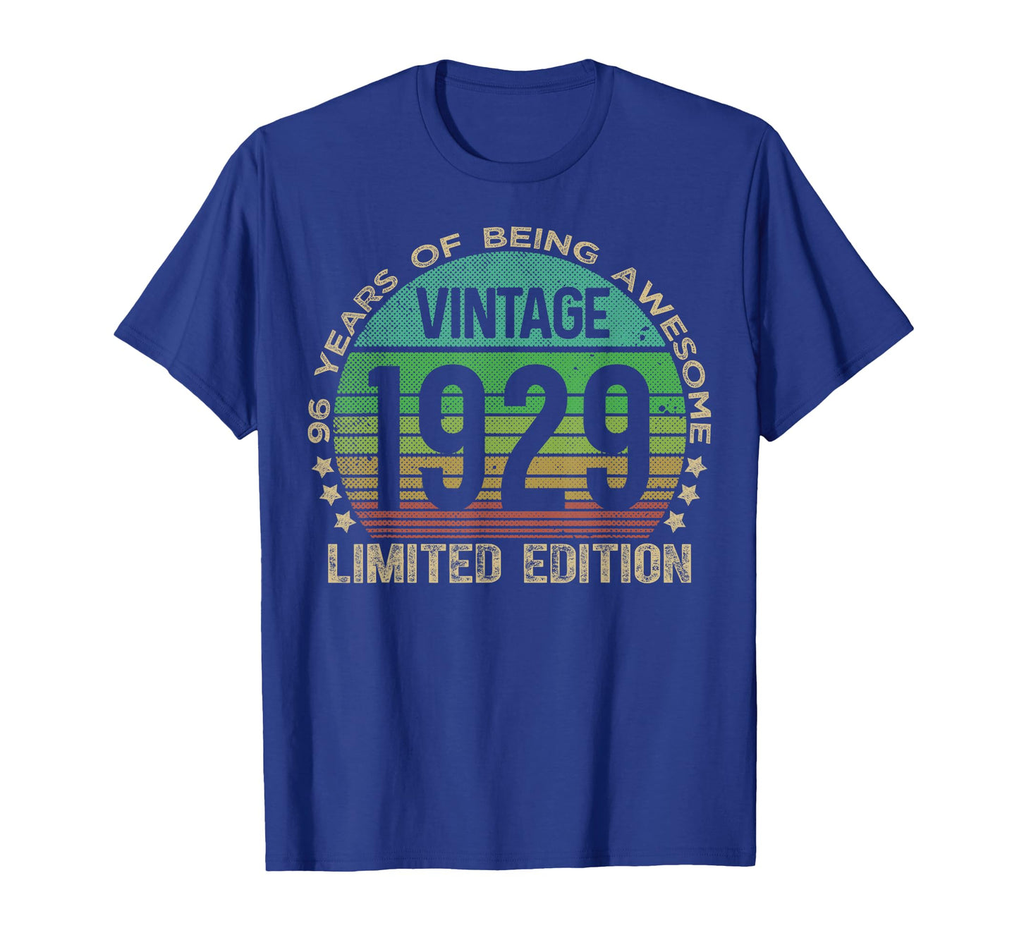 96 Year Old Gifts Vintage 1929 Limited Edition 96th Birthday T-Shirt