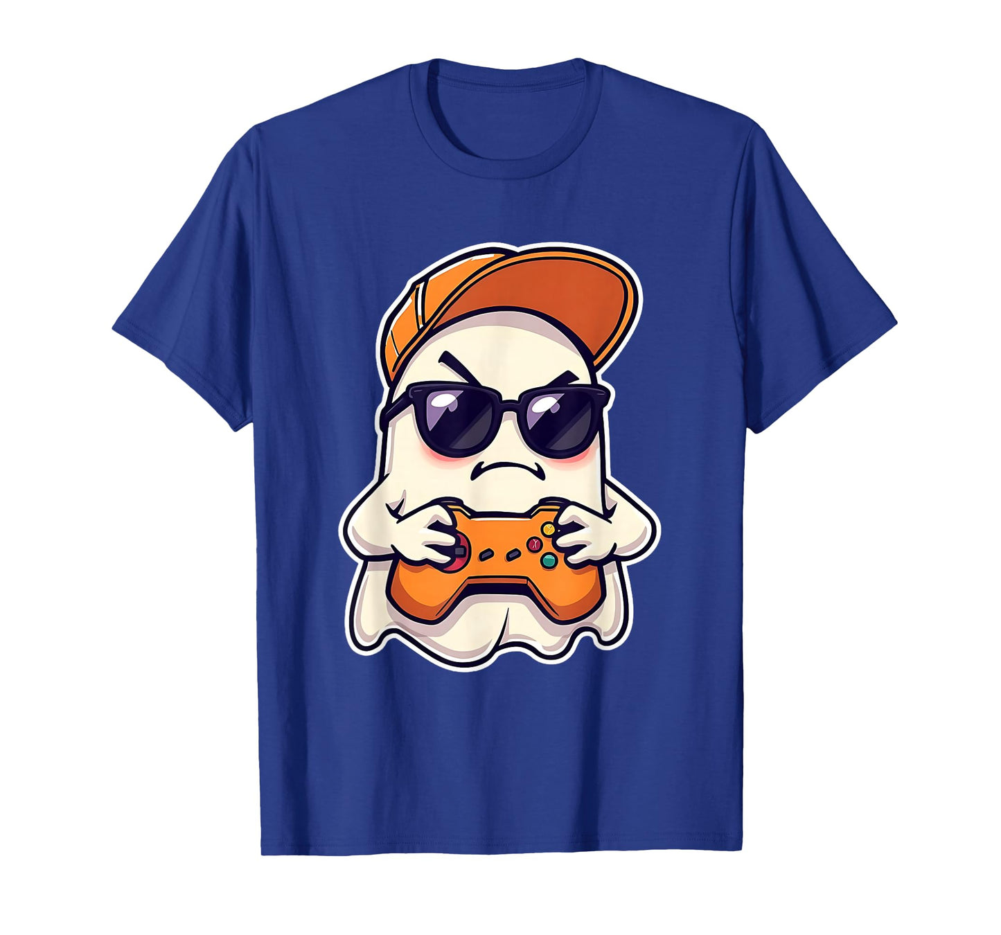 Spooky Season Halloween Costume Gaming Cute Funny Ghost T-Shirt