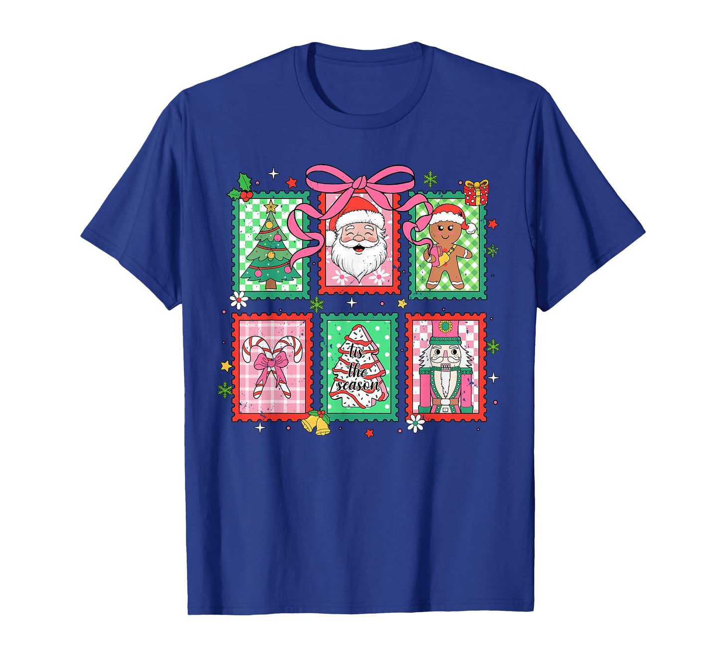 Merry Christmas Santa Christmas Tree Xmas Matching Family T-Shirt