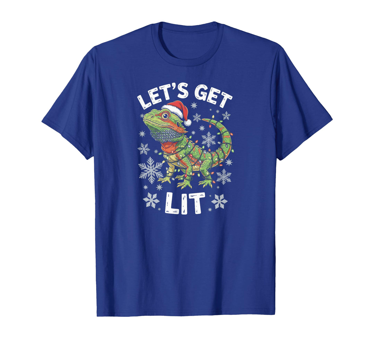Santa Claus Christmas Ridig a Bicycle Gift Season T-Shirt
