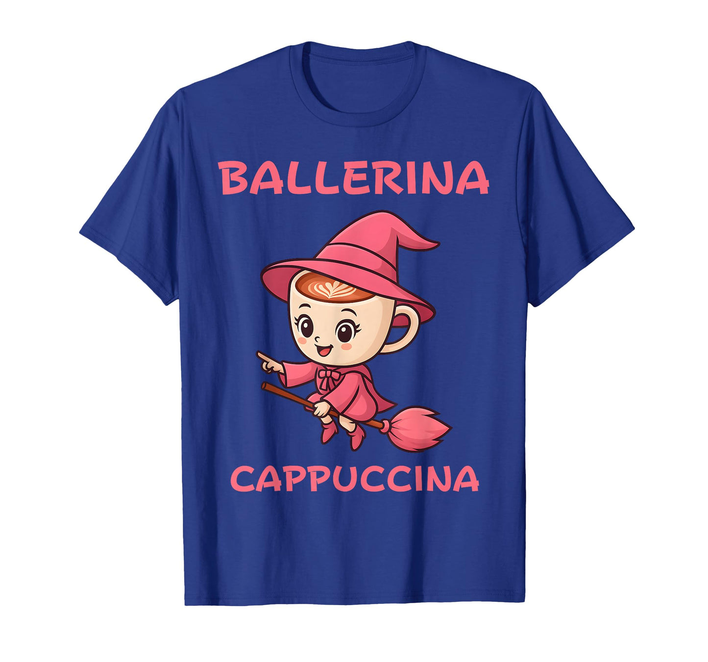 Ballerina Cappuccino Italian Brainrot Meme Witch Kids Girls T-Shirt