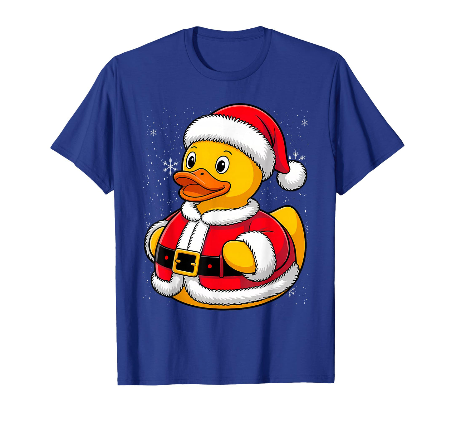 Rubber Duck Lover Christmas Santa Hat Funny Ducky T-Shirt