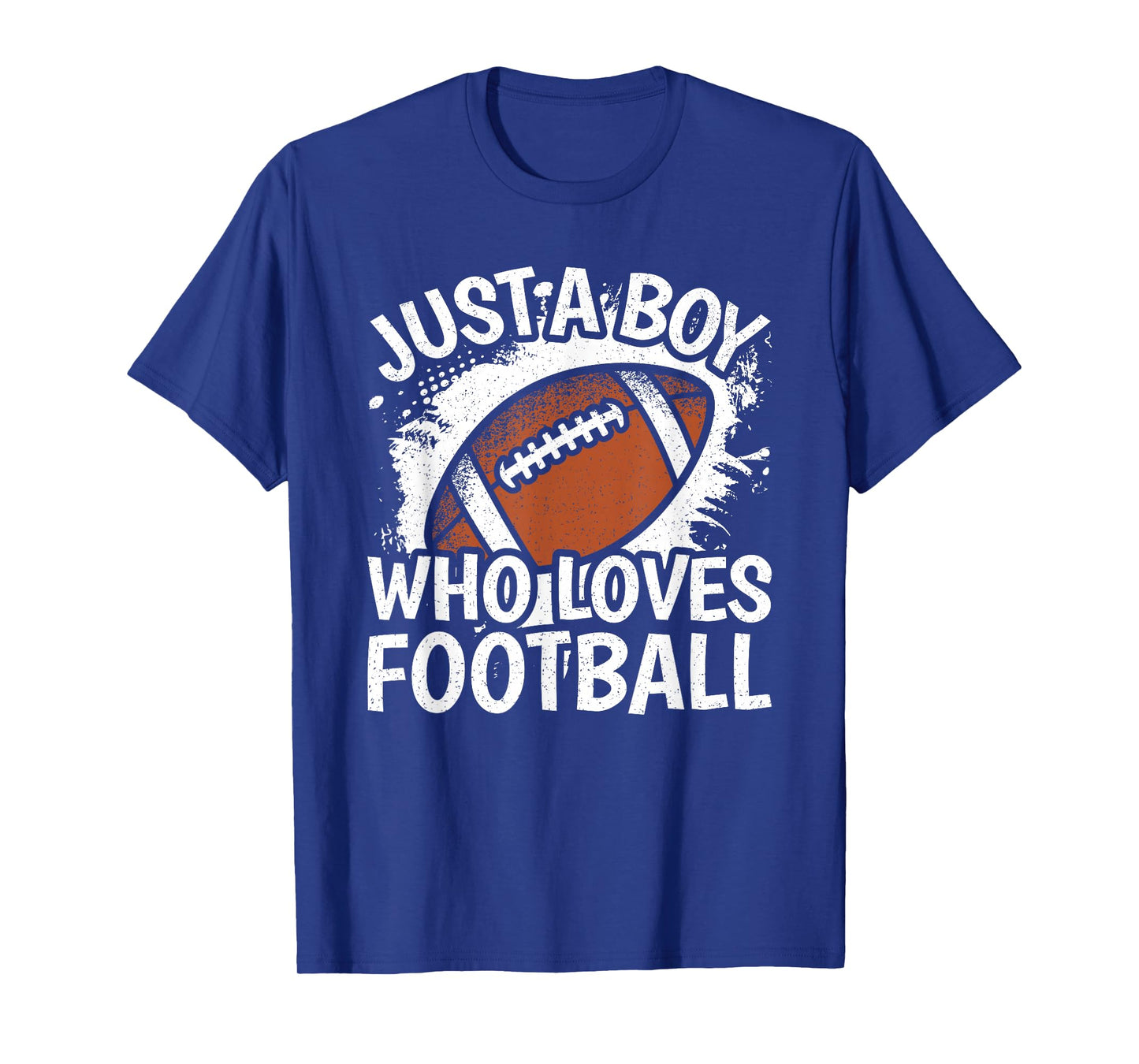 Just A Boy Who Loves Football American Football Boys Kids T-Shirt