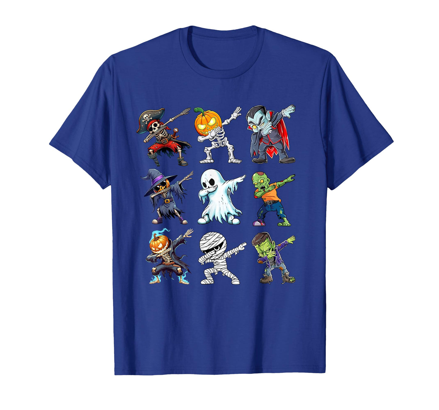 Dabbing Halloween Boys Ghost Skeleton Zombie Pumpkin Mummy T-Shirt