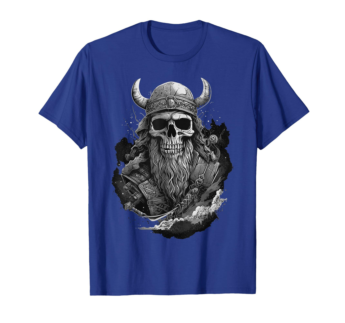Viking Skull Odin Valhalla Celtic Knot Gym Graphic For Men T-Shirt